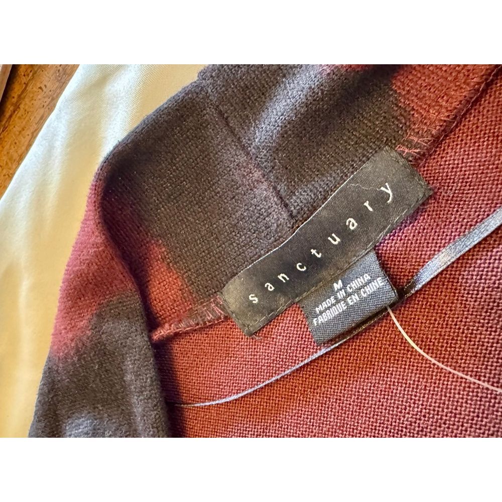 SANCTUARY NWT Women's Soft Essential Cardigan Sz M Longline Lightweight $99 - Picture 6 of 11